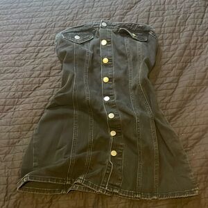 Black Jean dress size L brand unknown